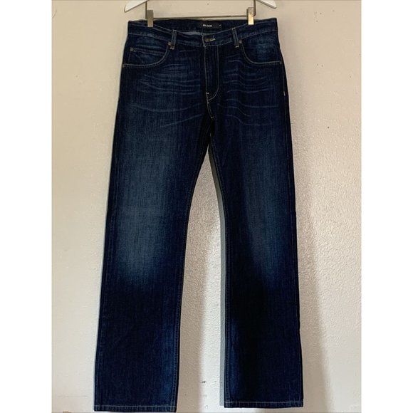 Blend Jeans 33X32 Blue Denim Straight Zip Fly Cotton - Picture 6 of 9